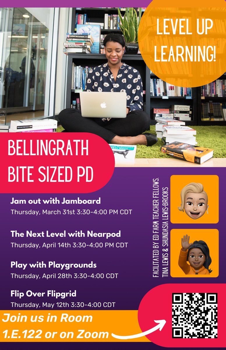 EduCoach_BWade's tweet photo. This Thursday @LovePeace_Sci is talking about her beloved @nearpod in Bellingrath's 2nd of 4 "bite-sized" PD sessions! Anyone can join in on the fun! #EdFarm #MPSMovingForward @MPSAL https://t.co/bxcMJ29ydH