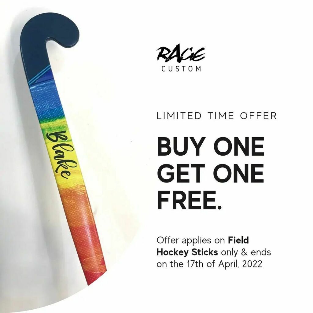 RAGECustom's tweet image. Our special annual #FieldHockey sale is here 🎉

Order any stick and instead of ONE you will receive TWO sticks! 

Same design, same composition, same everything 😁

Offer valid till the 17th of April, 2022 at ragecustom.com

#custommade #hocke… instagr.am/p/CcQmD_evRrr/