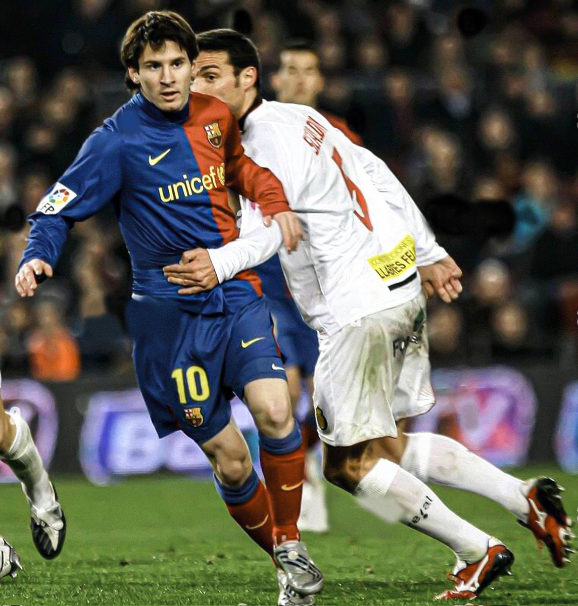Scaloni marca a Messi en el Mallorca