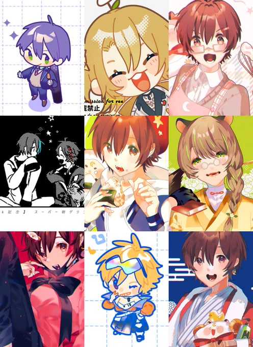 #PortfolioDay my name is chacha and recently got a new job in local studio as illustrator! i draw my favorite utaite and vtuber on my free time! 