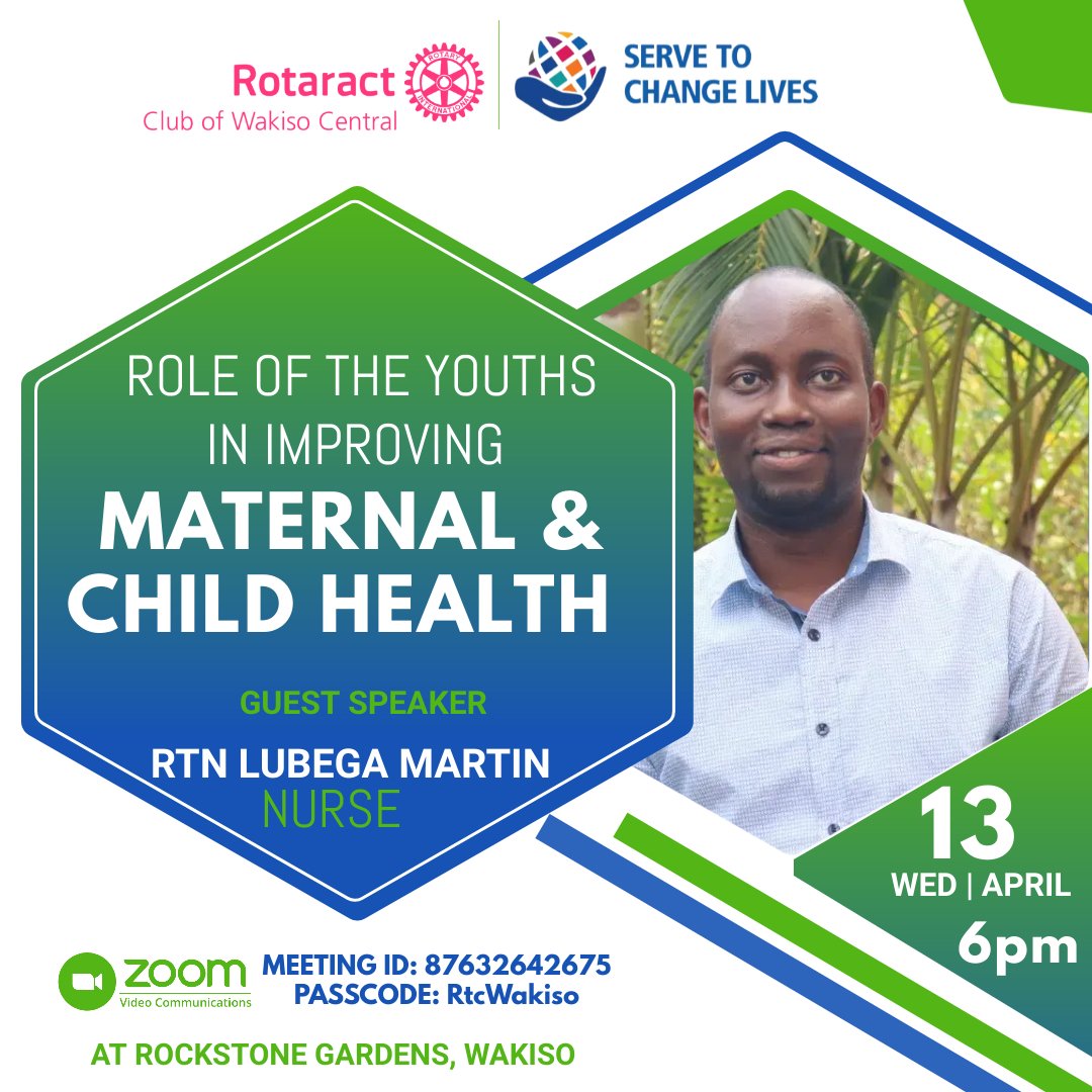 Not your usual fellowships! 
Join us tomorrow as we host a celebrated and award winning Nurse <a href="/DepaulLubega/">Lubega Martin Depaul</a> from @wacihs2 to talk about Maternal and Child health.
Its an hybrid fellowship at exactly 6pm, at Rockstone Gardens.
#SplendorMeetUps