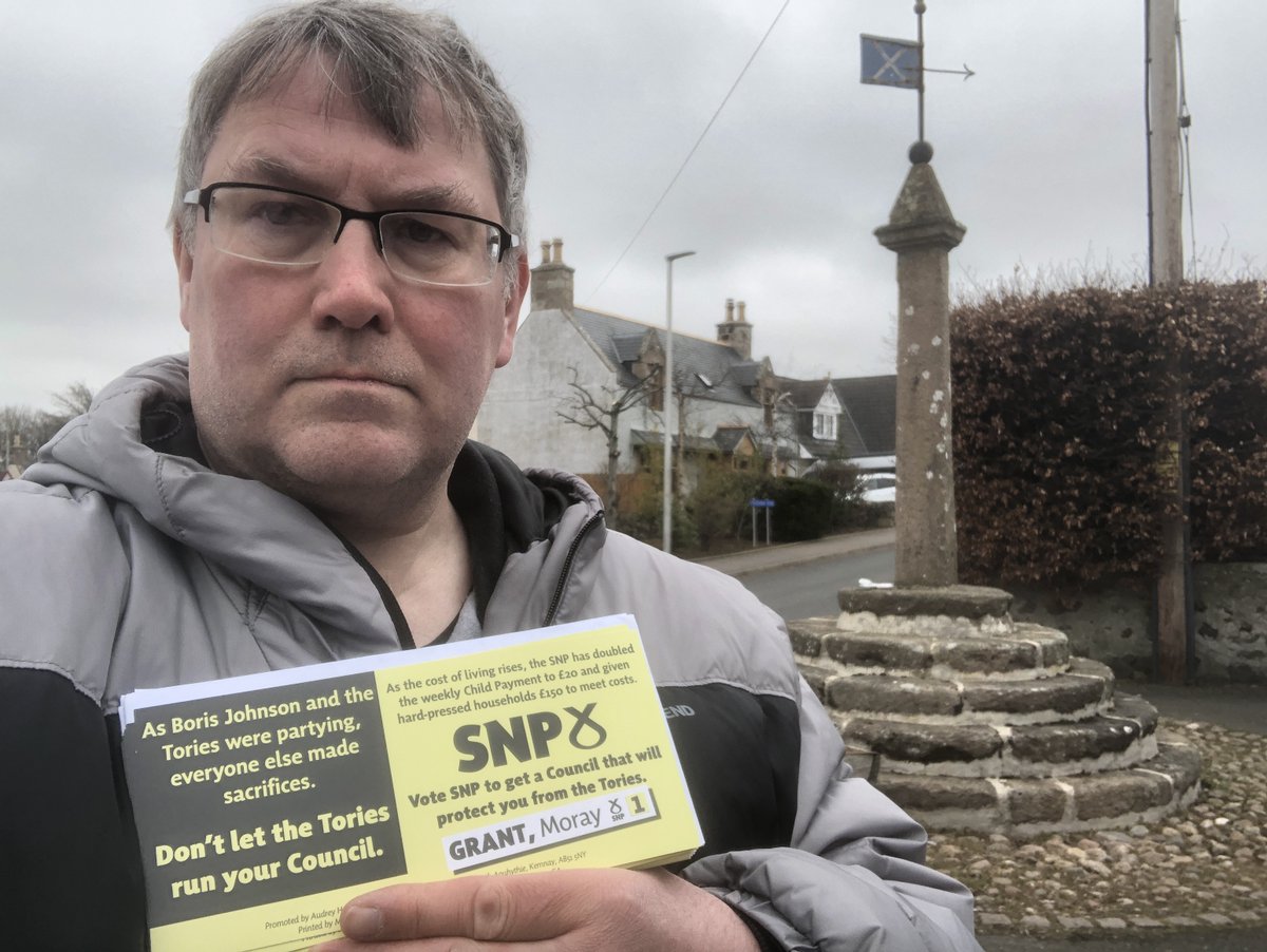 In Old Rayne as news broke about #PartyGate fines for Johnson & Sunak.

The Tories have no sense of morality, integrity, even of shame.

Send the Tories a message they can't ignore on May 5th, and Vote SNP 1.

#ActiveSNP #strongerforaberdeenshire #council2022 #BorisJohnsonResign