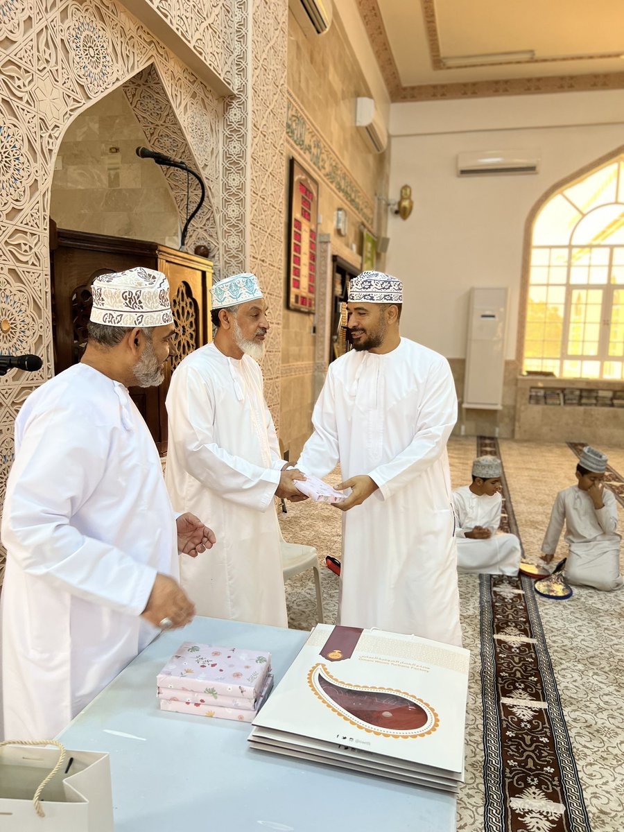 الحمد لله والشكر 
استمرار المسابقة الثقافية في جامع التواب في المعبيلة الجنوبية للأسبوع الثاني في شهر رمضان المبارك #١٠رمضان