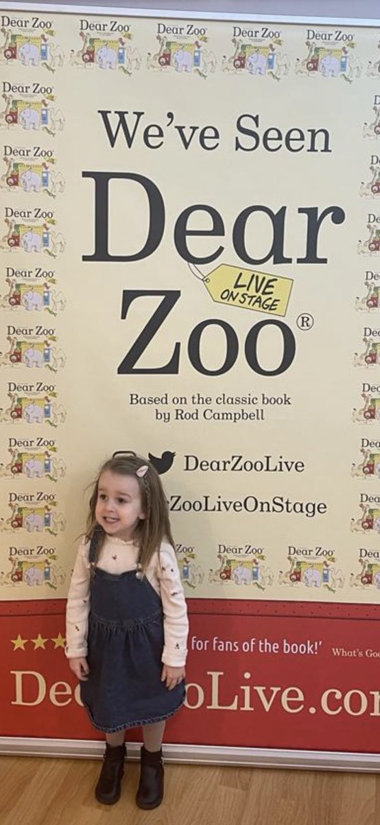 <a href="/DearZooLive/">Dear Zoo Live! 🦒</a> just love to say what a great show at Bishop Stortford today our Granddaughters 1st theatre show and she loved it! X