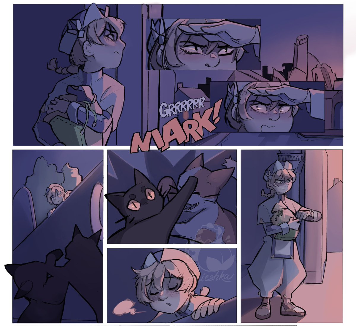 Anieshka_'s tweet photo. Je dessine je peins je fais d'la BD et tout enfin j'essaie #PortfolioDay https://t.co/KQCZby5Uea