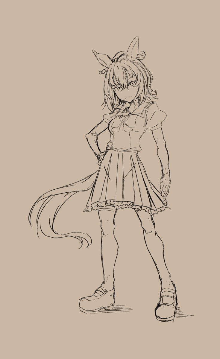 #アグネスタキオン生誕祭2022
過去絵と練習絵しかなかったっ 