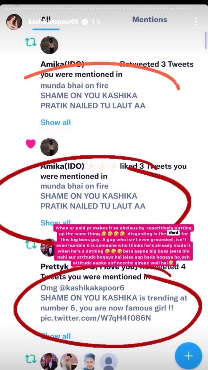 BB20_Tak's tweet photo. 2) KASHIKA BECOMES APPLE EYE :
Before this SCANDAL hardly anyone knew who kashika is ,but look at now from being mentioned 1 lakh+ times in a day to search thousands time on Instagram, she is the
DIAMOND in this scandal.
As they say , Publicity is Publicity
#Kashika #LautAa https://t.co/RDXifC3P8F