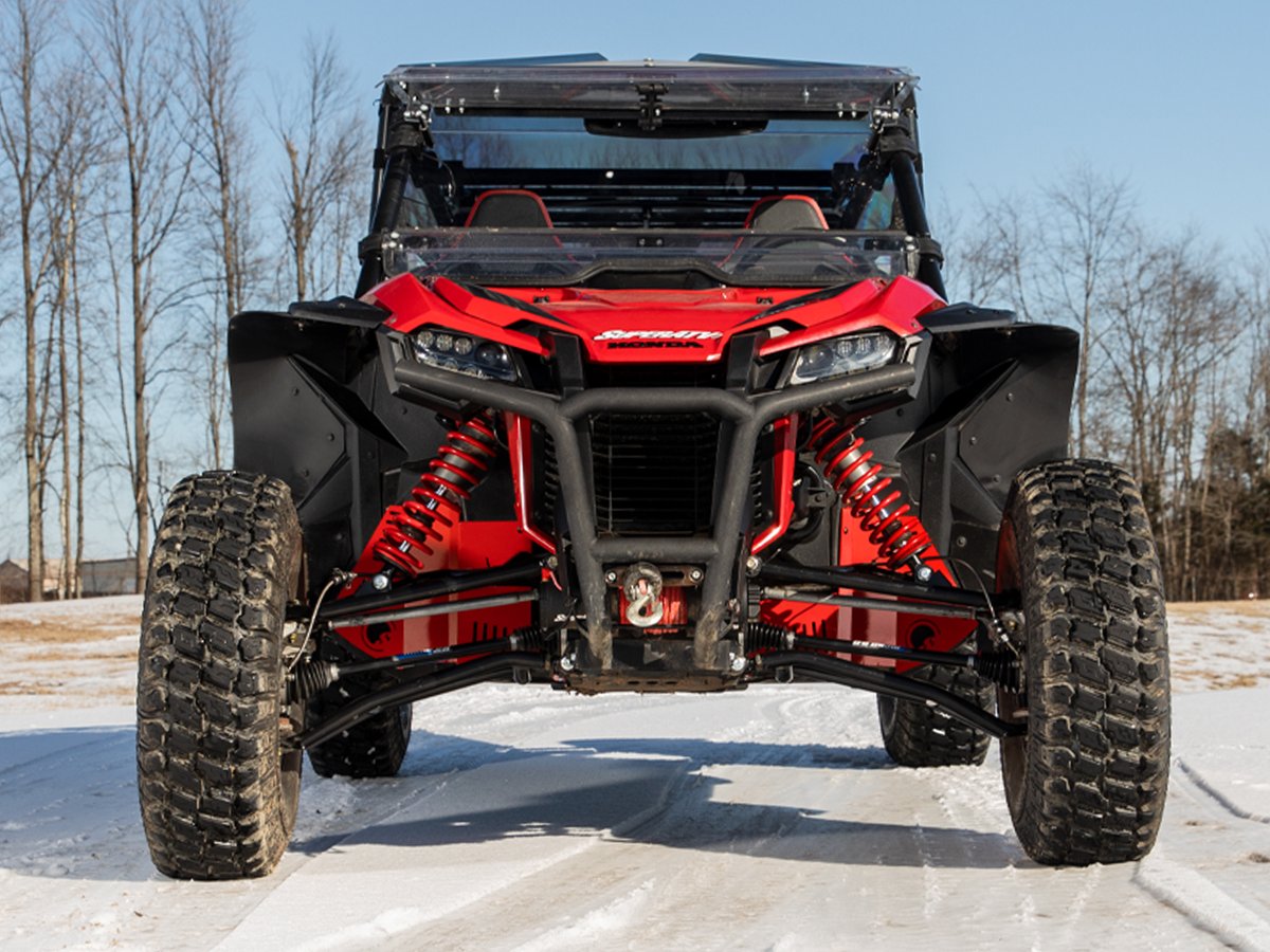 superatvtweet's tweet photo. π¨ You can pick up a stick just right that could impale your machine, penetrate your cab, or even people inside! π€ Protect your wheel wells & your crew with #SuperATVβs #HondaTalon Inner Fender Guards. π‘π #LetsRideSafe #BuiltforBattle
#satv #satvnation #talonr #talonx https://t.co/gw4YqfiABs