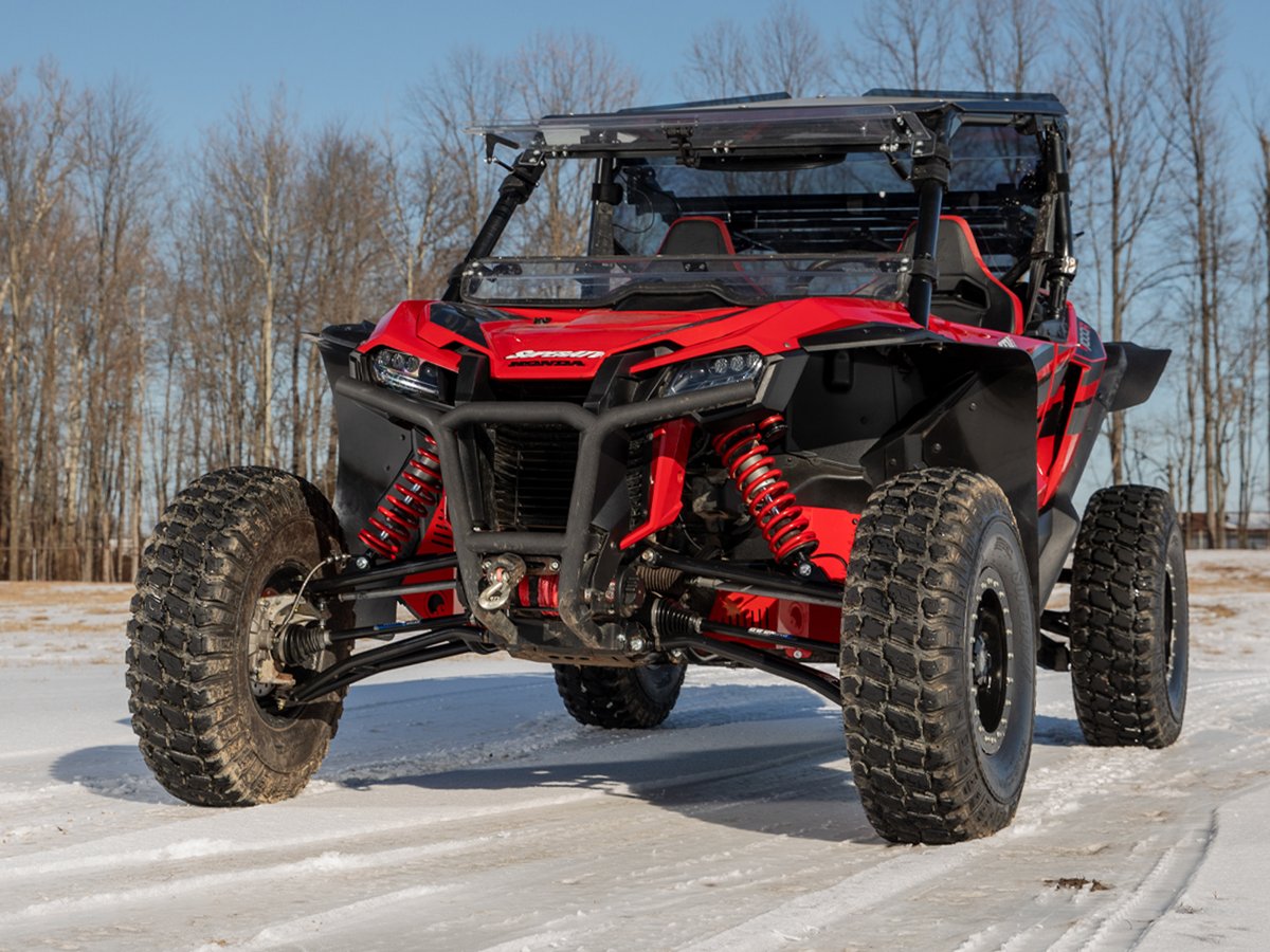 superatvtweet's tweet photo. π¨ You can pick up a stick just right that could impale your machine, penetrate your cab, or even people inside! π€ Protect your wheel wells & your crew with #SuperATVβs #HondaTalon Inner Fender Guards. π‘π #LetsRideSafe #BuiltforBattle
#satv #satvnation #talonr #talonx https://t.co/gw4YqfiABs