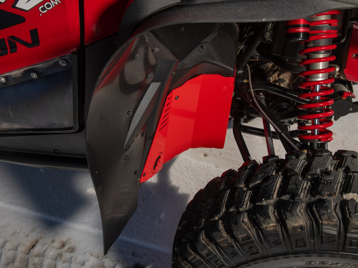 superatvtweet's tweet photo. π¨ You can pick up a stick just right that could impale your machine, penetrate your cab, or even people inside! π€ Protect your wheel wells & your crew with #SuperATVβs #HondaTalon Inner Fender Guards. π‘π #LetsRideSafe #BuiltforBattle
#satv #satvnation #talonr #talonx https://t.co/gw4YqfiABs