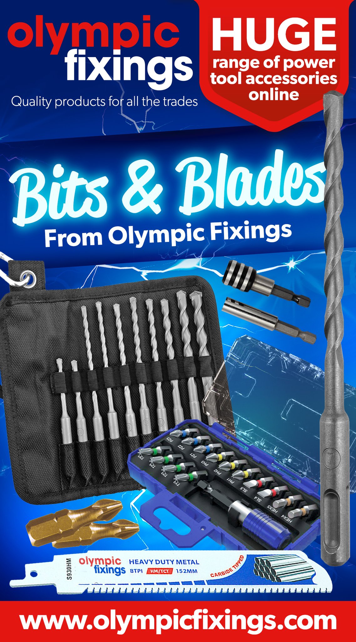 Olympic Fixings on Twitter "Bits & Blades Power Tool Accessories Huge range available online