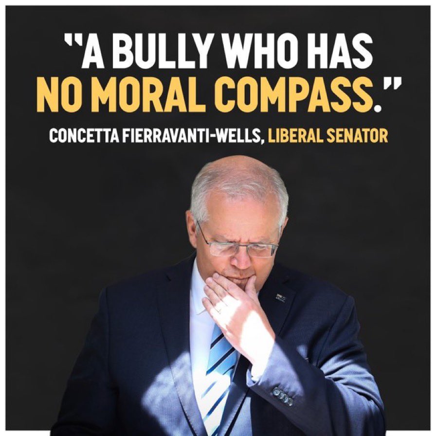 CodyLachlan's tweet photo. #GutlessScomo https://t.co/9RBgAs4qpd