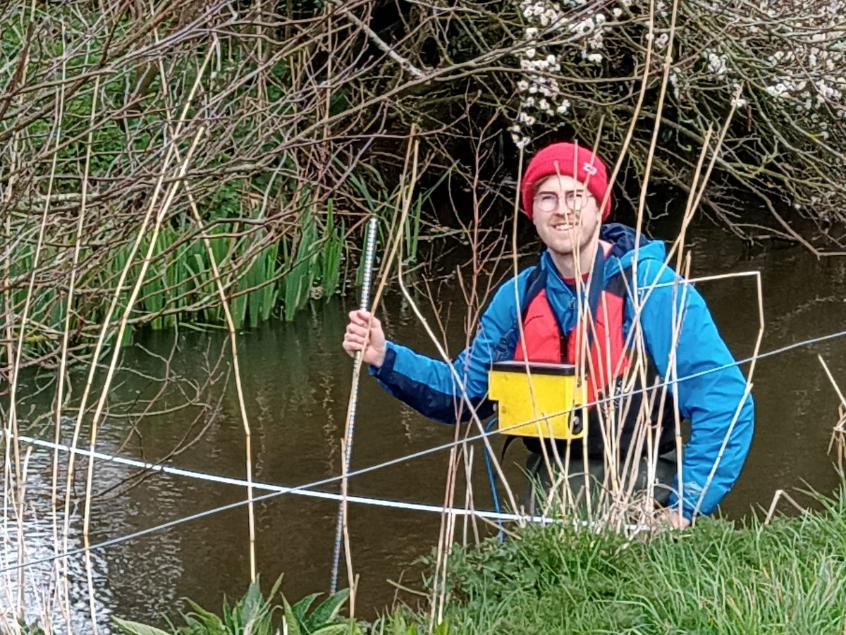 Really fun day, thanks for the help @hofman22! Will be using the data to calibrate the hydrological model of the Frome