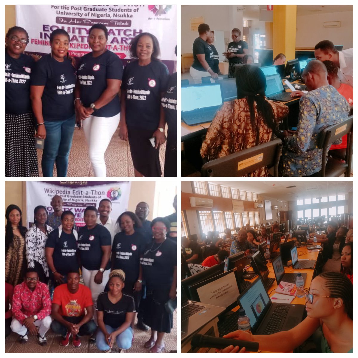 Equity_Watch1's tweet photo. @EWIN taking lead in open knowledge through our Art+Feminism Wikipedia Edit-a-thon projects.@ArtandFeminism @Wikipedia @Ar @MenNigeria @unwomenNG @EVA_Nigeria 
#NowOrganizingAF #NowEditingAF 
#ArtandFeminism https://t.co/losl5sqLeh
