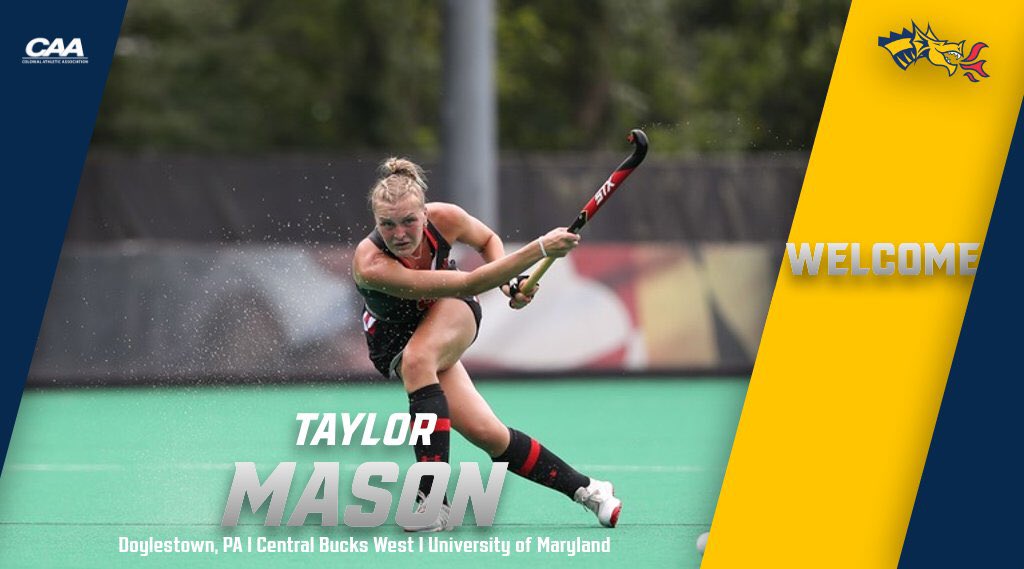 DrexelFH's tweet photo. Happy to FINALLY share the addition of Taylor Mason to our 2022 roster! Welcome home 🐉 https://t.co/AIAQ7x6s6T
