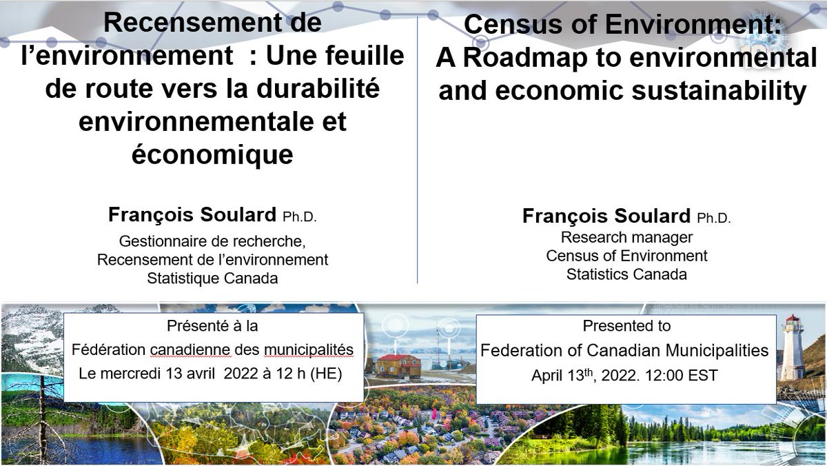 Soulfra's tweet photo. Tomorrow I'll be presenting the #CensusOfEnvironment to @FCM_online to discuss urban ecosystems and climate change. Deck available 

Demain je présenterai au @réseauFCM le Recensement de l'environnement, pour discuter changement climatique et écosystèmes urbains. Deck sur demande https://t.co/nqMQWW2aMI