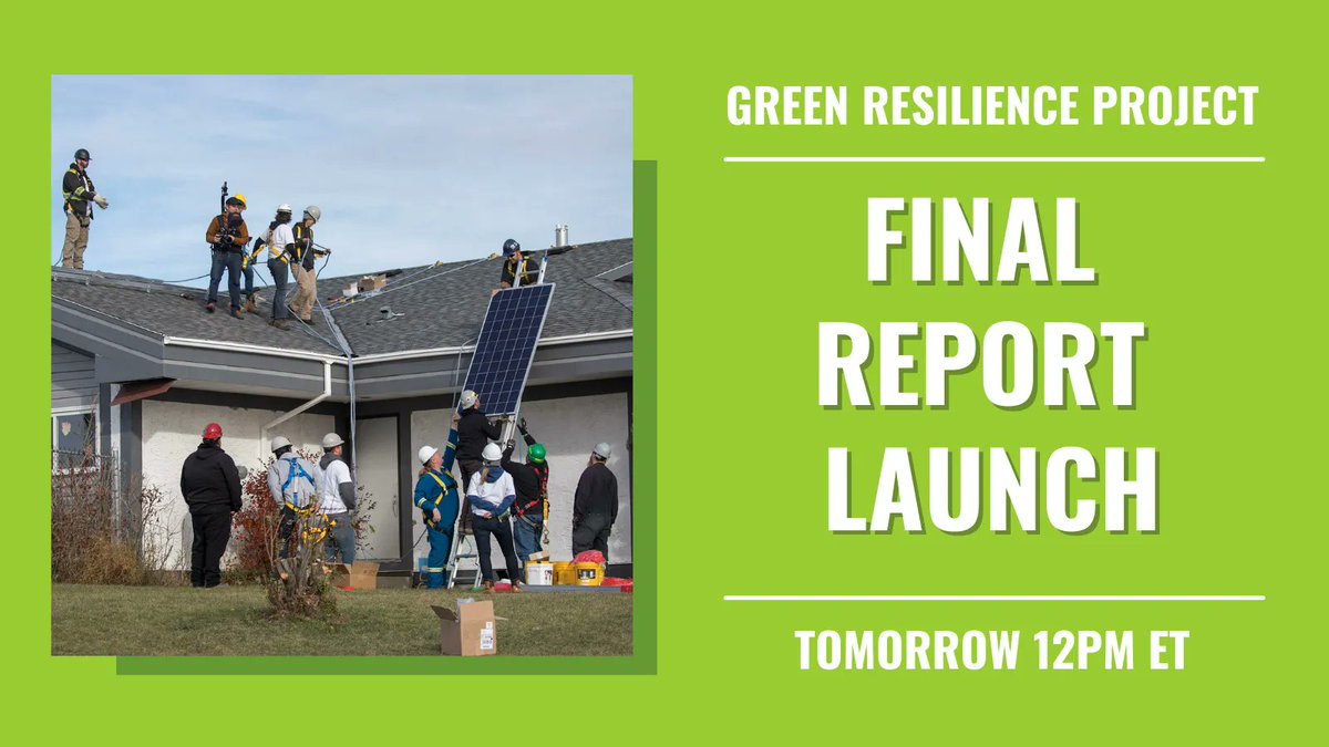 Tomorrow’s the big day! At 12pm ET we’ll be launching our final report with support from a panel of our incredible community partners. There’s still time to register at buff.ly/35aYk2i

#cndpoli #climateaction #climatechange #ubinow #basicincome