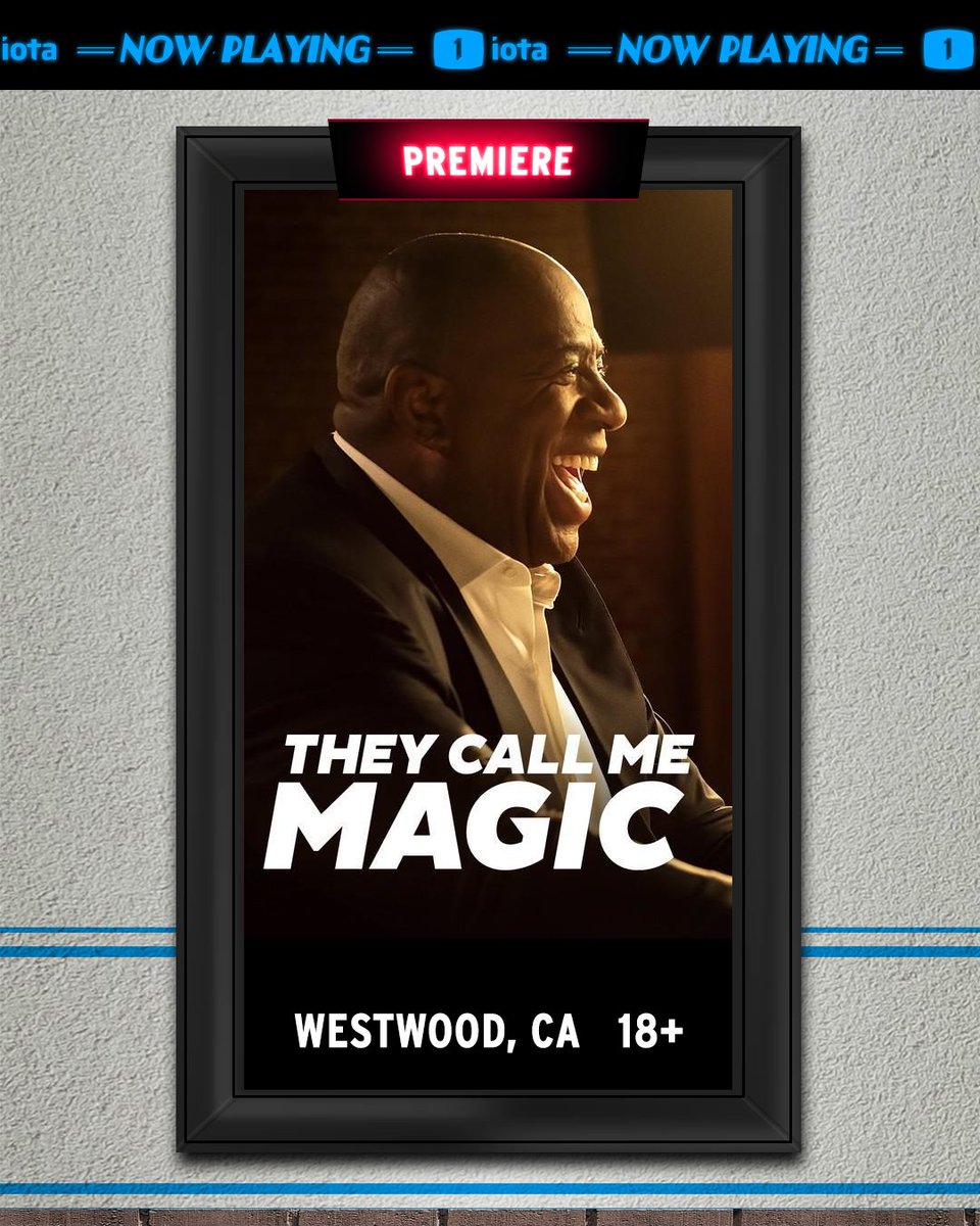 1iota's tweet image. Movie Premiere! 🚨 #TheyCallMeMagic
🎟️ bit.ly/3E6Xgtm
📍LA
