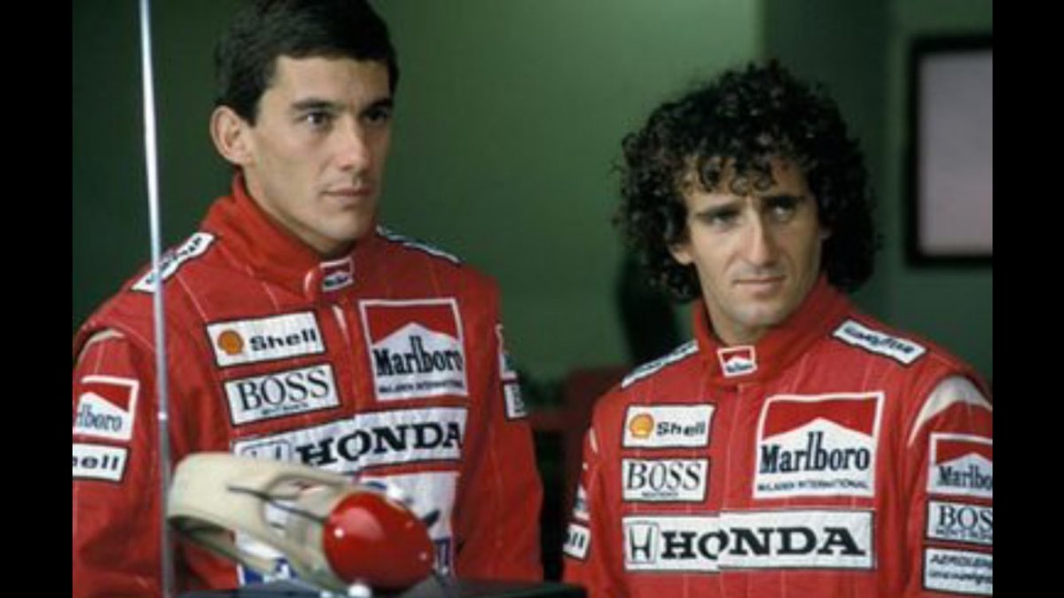 #F1 1988 SEZONU 1986 ve 1987’nin şampiyon motor tedarikçisi HONDA’nın, McLaren takımıyla anlaşmasının yanısıra Prost’un ısrarlı tavsiyesi üzerine takıma transfer edilen Senna ile birlikte rüya takımın tüm taşları yerine oturmuştu. Rüya Takım: • 🇫🇷Alain Prost • 🇧🇷Ayrton Senna