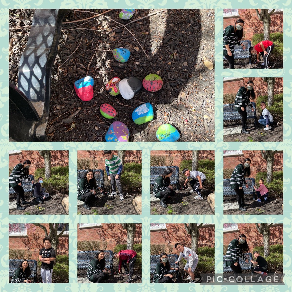 The Learners at 209 painted kindness rocks to show empathy and paced them in a kindness garden ⁦⁦@Jackson_Ave⁩ #MineolaProud #MineolaGrows #Jackson21 ⁦@JenniferWeisbe2⁩