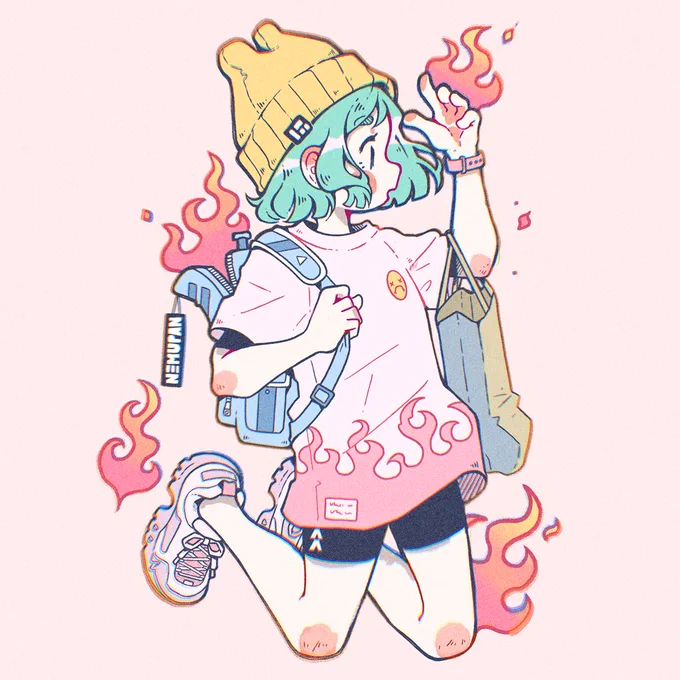Happy #PortfolioDay ! I'm Nemu and I love to draw and sleep 🐯✨ 
