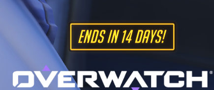 Stylosa's tweet photo. 2 WEEKS UNTIL OVERWATCH ENDS https://t.co/oVzU8RdVtK