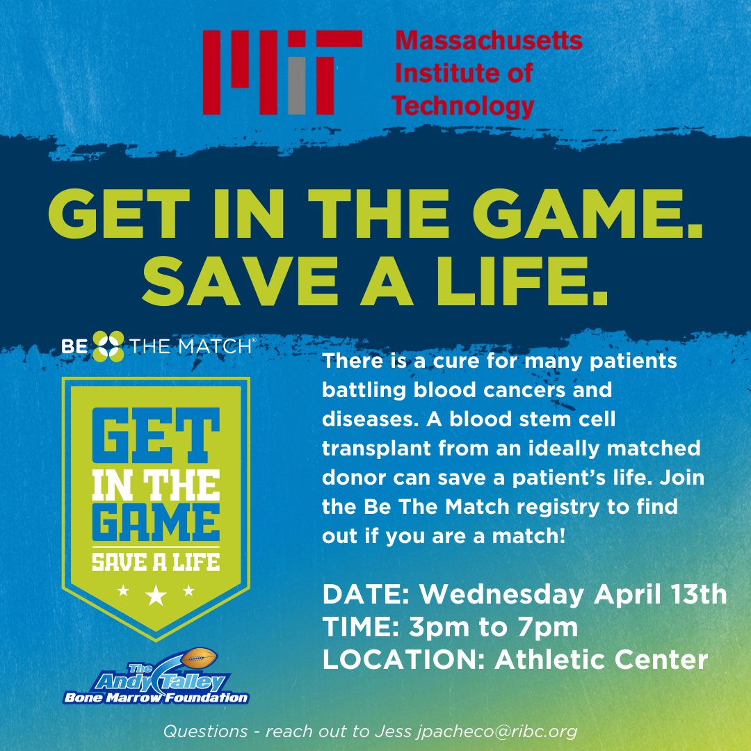 Join us tomorrow from 3pm - 7pm outside the Z Center. Help save a life! @BeTheMatch @BeTheMatchNE