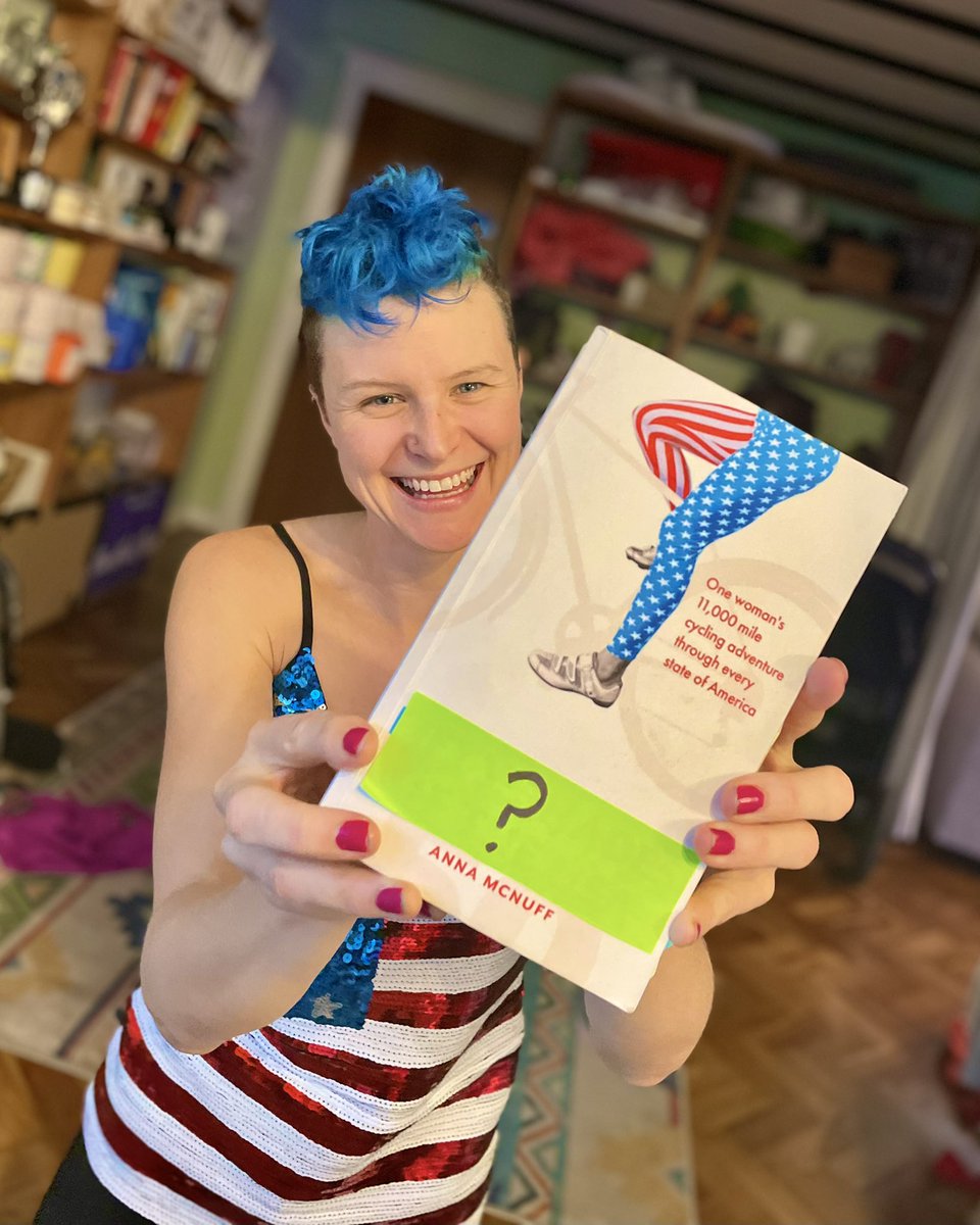 💫 🇺🇸 YOUR VOTE PER-LEASE! After hours of reading through your comments on the last post &amp; much imaginary beard scratching, I’ve whittled the renaming of this book down to 3 options. Which is your fave? 

🇺🇸 Star-spangled

⭐️ Stars and Spokes

🚴‍♀️ The United States of Adventure