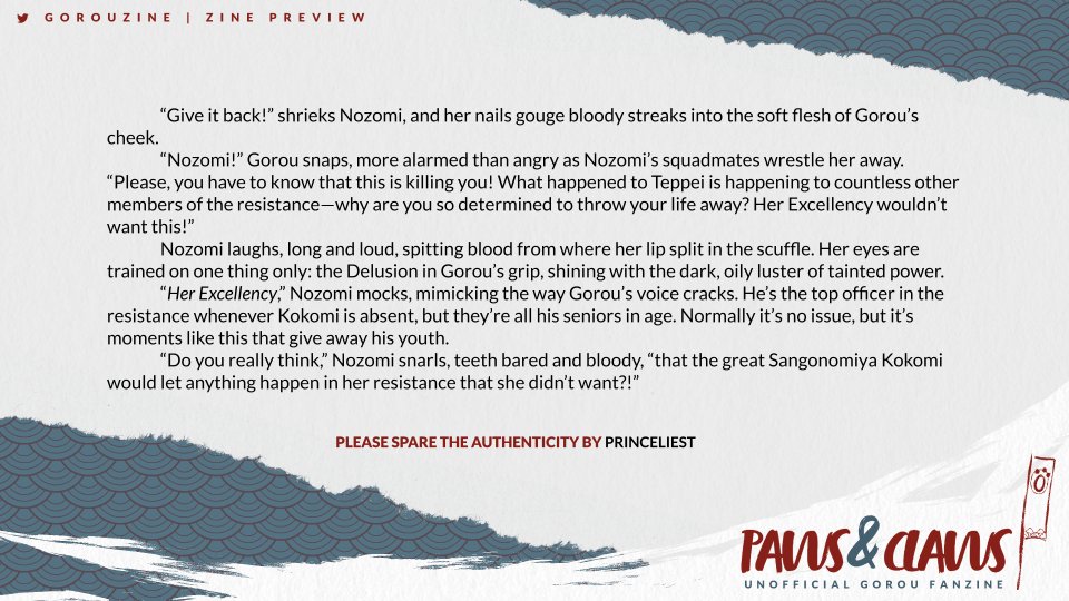 Have you ever wondered if maybe Kokomi KNEW about the Delusions all along...? Gorou hasn't, until now.

Preorders for <a href="/GorouZine/">Paws & Claws | Completed!</a> are officially open and we already hit our first stretch goal on the first day!😊Check out my preview, and the preorder link below!!