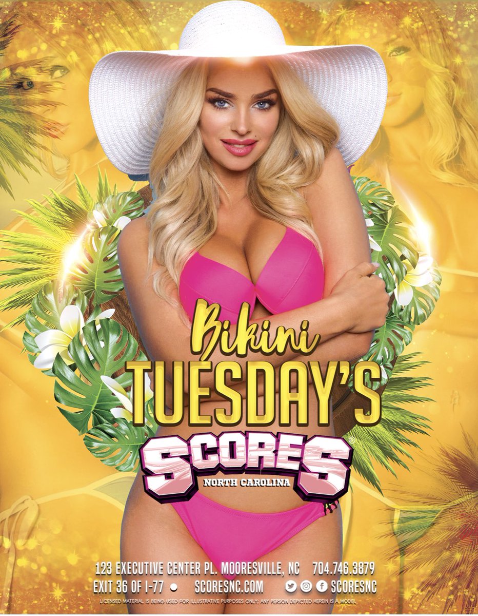 GentClubClt's tweet photo. It’s bikini Tuesday! Come hang out with a Scores#Beauty! #ItsComplicated https://t.co/giPov652CS