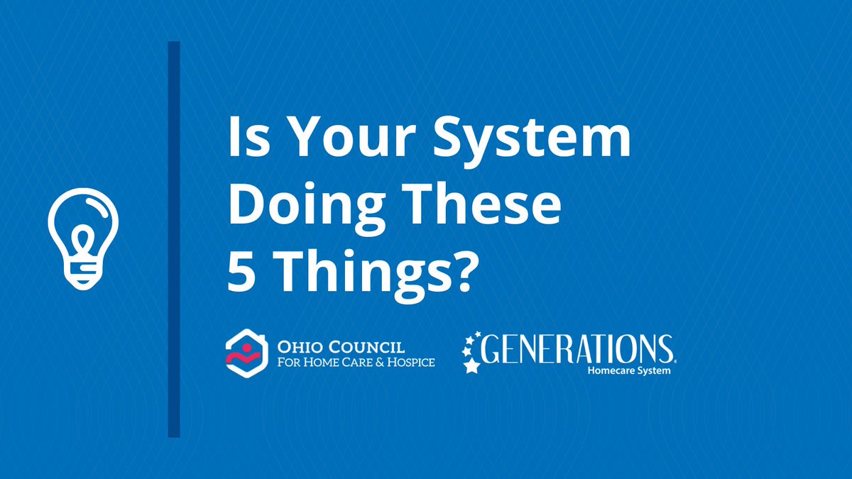 OCHCHStaff's tweet photo. “What should you be looking for in a technology solution for your #homecare business?
Watch the recorded webinar and follow along as the team @GenerationsHCS discusses five
key elements to look for.
https://t.co/chVf44o35h
#GenerationsHCS #TrustedTech #TrustedCare” https://t.co/eggF5pr86V