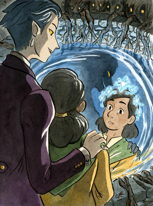It's #PortfolioDay ! I'm a writer, illustrator, and cartoonist specializing in fantasy and horror. 