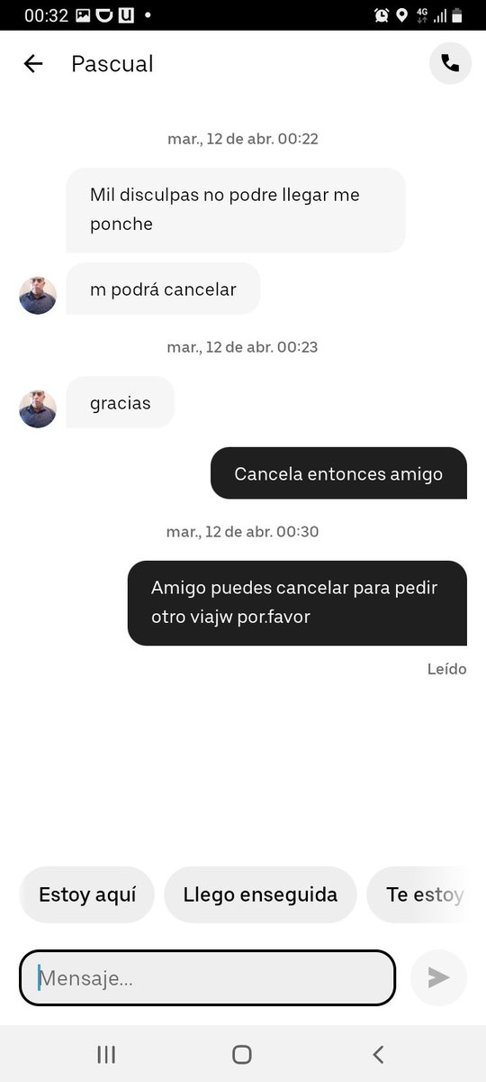 malkesten's tweet photo. @Uber_Support que hubo con este conductor? Me dice que se le ponchó la llanta y sin embargo seguía dando vueltas para que yo cancelara. Que pésimo servicio se ha vuelto. https://t.co/IuTPn6uwhC