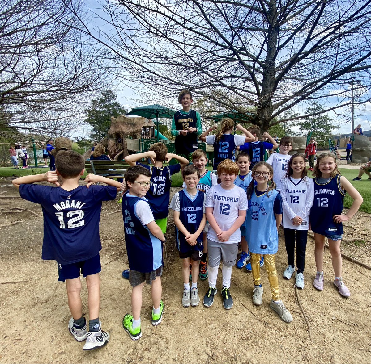 namba1teacher's tweet photo. Can we get a retweet for these Ja Morant super fans?! @JaMorant @memgrizz @WeAreRiverdale #grizzspirit #yahearme #gng https://t.co/FcvsO0ZEra