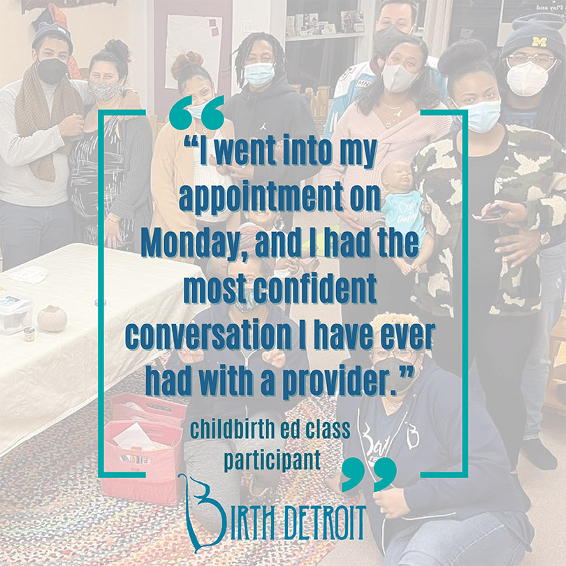 BirthDetroit's tweet photo. Birth Detroit continues to Build for Liberation: Center Black Mamas, Black Families and Black Systems of Care. Register for Childbirth Education here: https://t.co/24SHlkwnay
Happy Black Maternal Health Week! #BMHW22 #BirthJustice #BuildBirthDetroit #DetroitNeedsABirthCenter https://t.co/PaKhQCmeQ5