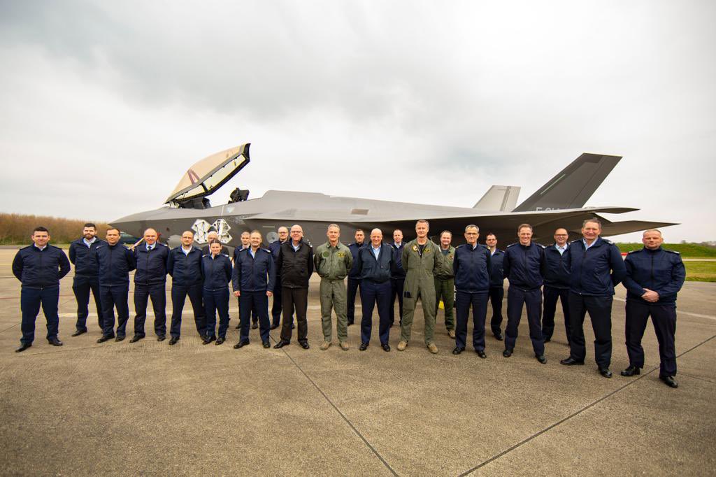 dennisluyt's tweet photo. Today visit of Commander @Team_Luftwaffe LtGen Ingo Gerhartz and his #F35 introductionteam to @Kon_Luchtmacht @VlbLeeuwarden. Great to be able to share some of our lessons. Looking forward to 🇩🇪🇳🇱working together on F35! https://t.co/46HK7eVpMi