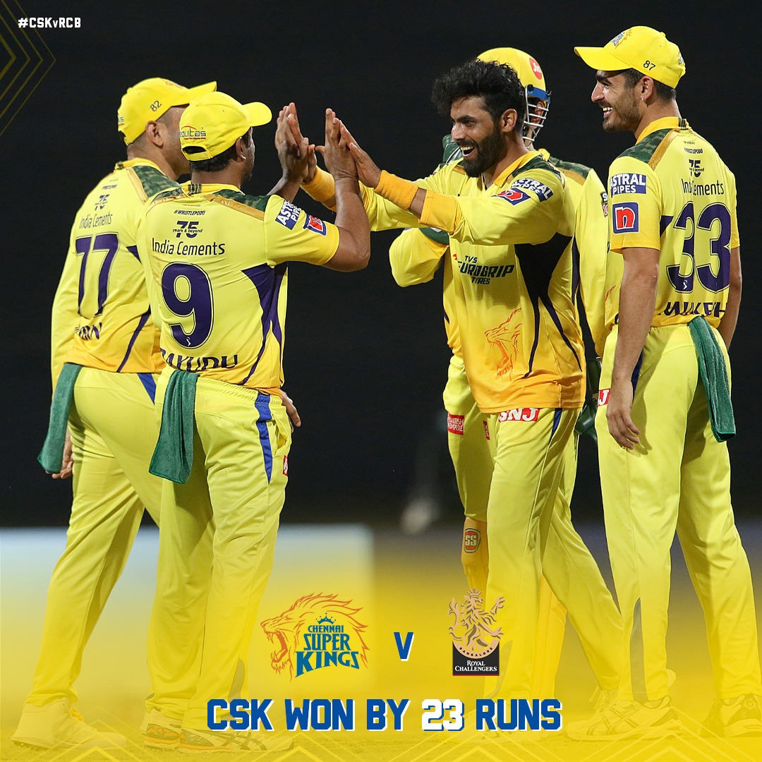 Rvijay78571173's tweet photo. #CSK First Won...👌💥🔥💗💙
#BEAST MODE ON...💥💥
#CSKvsRCB #CSKda #CSKvRCB https://t.co/vWdAJWWsu7