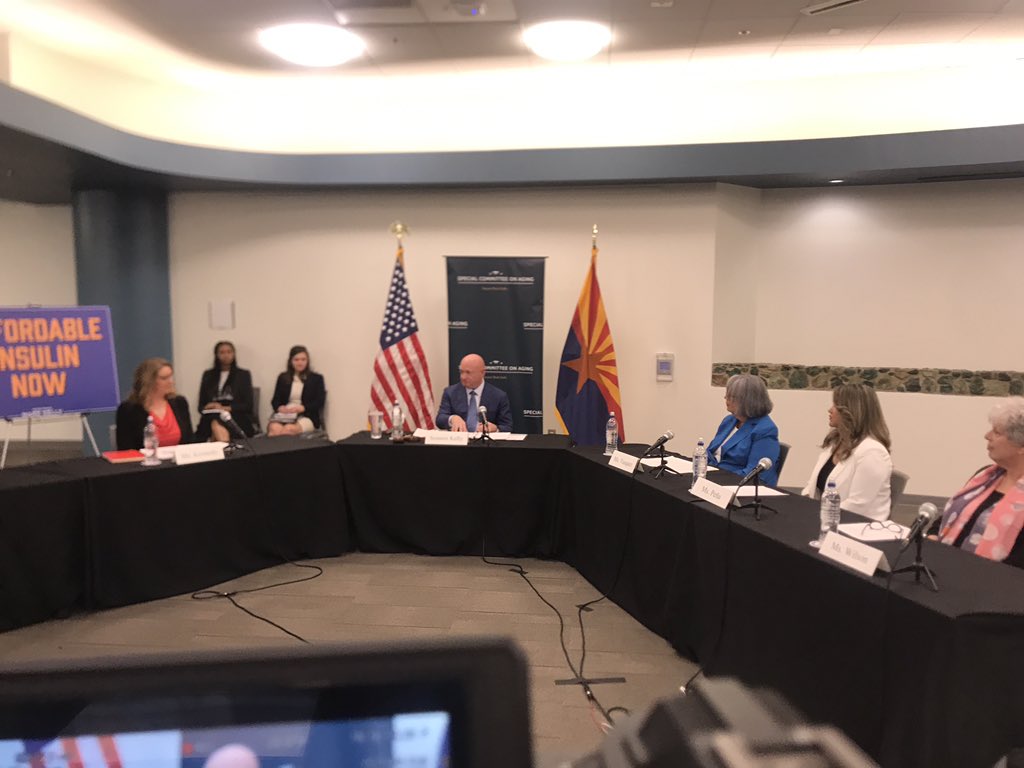 At Senator Mark Kelly’s hearing to lower prescription drug prices for <a href="/cronkitenews/">Cronkite News</a>.