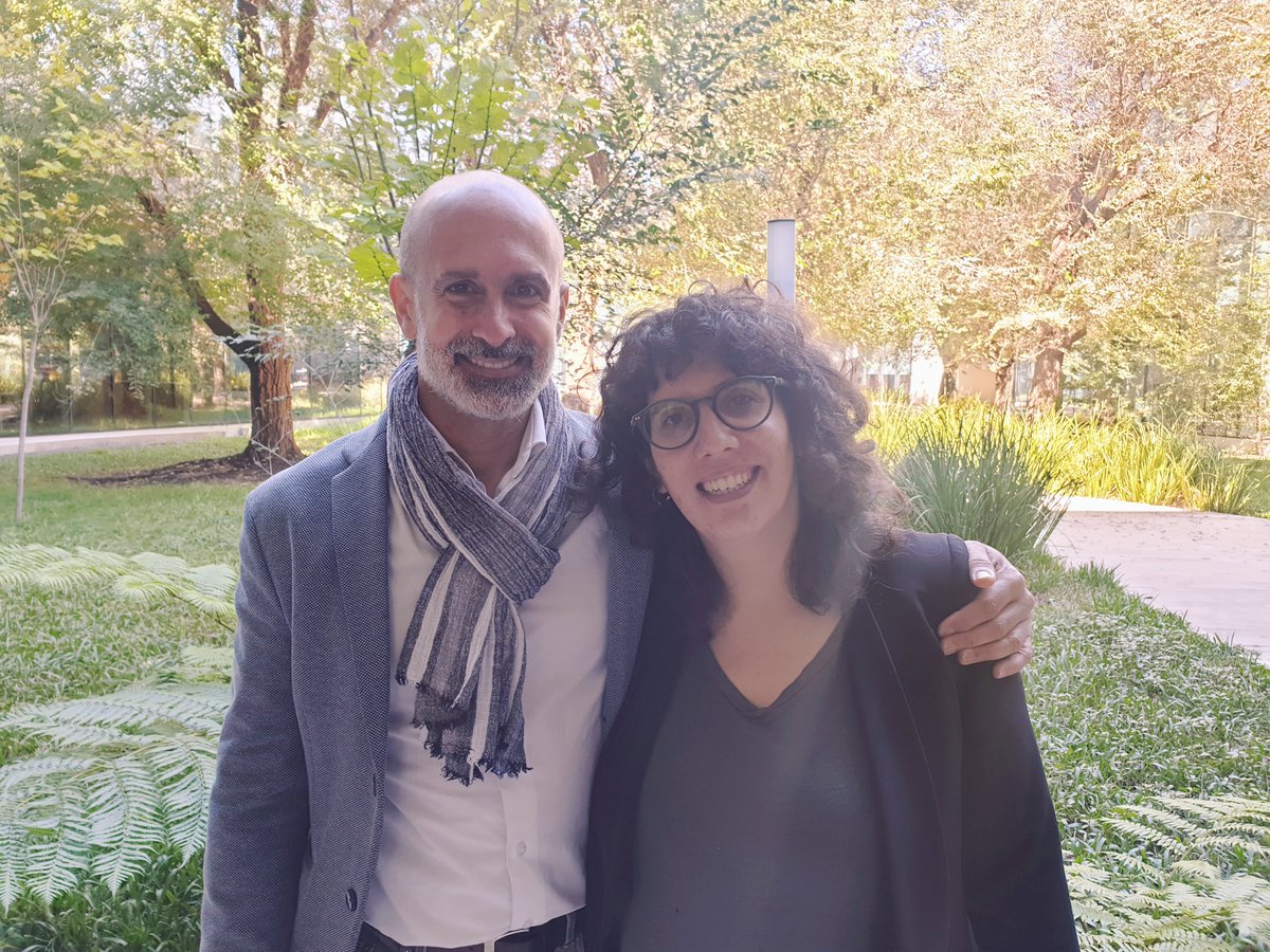 FerStefaniLab's tweet photo. Cecilia "Chechu" Zaza defended her PhD thesis today. She developed size-selective optical printing of Si nanoparticles and methods to generate and measure nanoscale temperature gradients based on DNA origami and DNA PAINT. A wonderful researcher and team-mate. Congrats Chechu! https://t.co/sT5tHudXqn