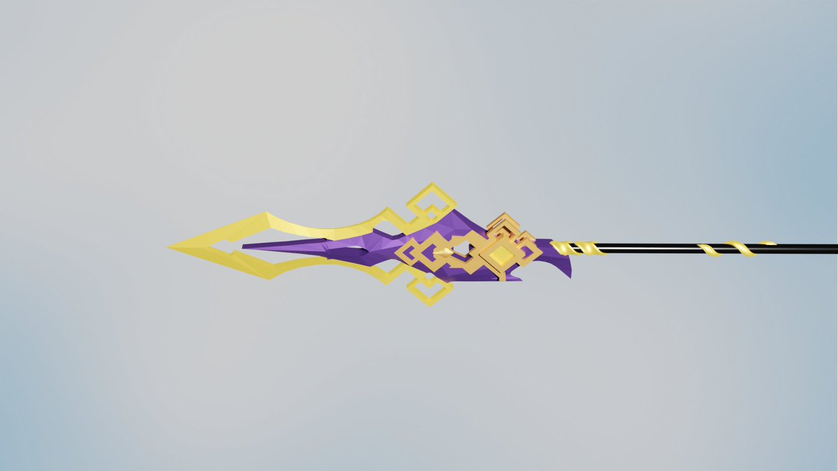 ElfeniGames's tweet photo. We have added Zhongli's Vortex spear from Genshin Impact game series as 3D printing files to Etsy store. 

https://t.co/FG1R1uuMD1

#genshinimpactfanart #genshinimpactfanart #GenshinImpactcosplay #cosplay #3dprinting #3dmodeling #videogames #etsy https://t.co/79VZVO0HB3