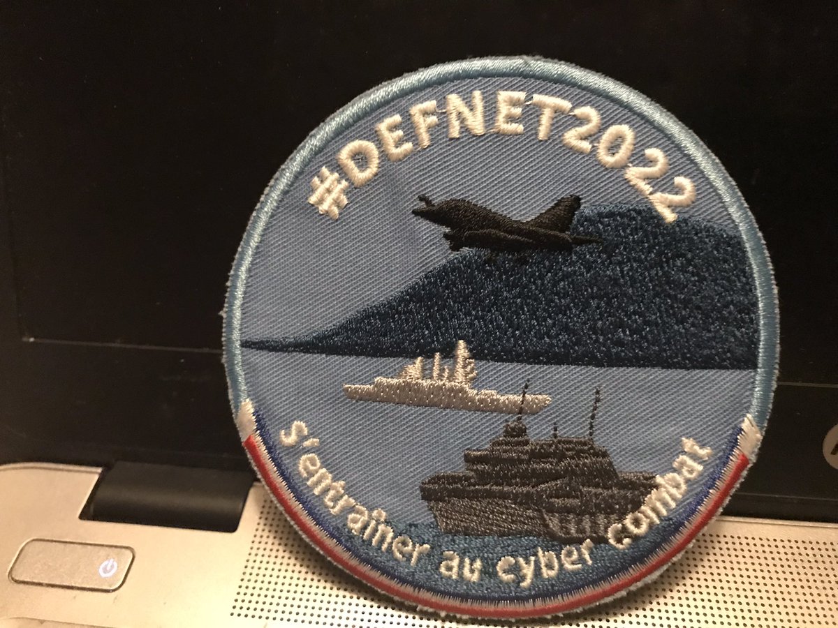 PSimonOF's tweet photo. #Defnet2022 le petit dernier de ma collection… Défi des prochaines semaines: essayer de dénicher celui de #LockedSchields2022 Ça va être coton… @ComcyberFR #CyberDefense https://t.co/GNnqICZgKY