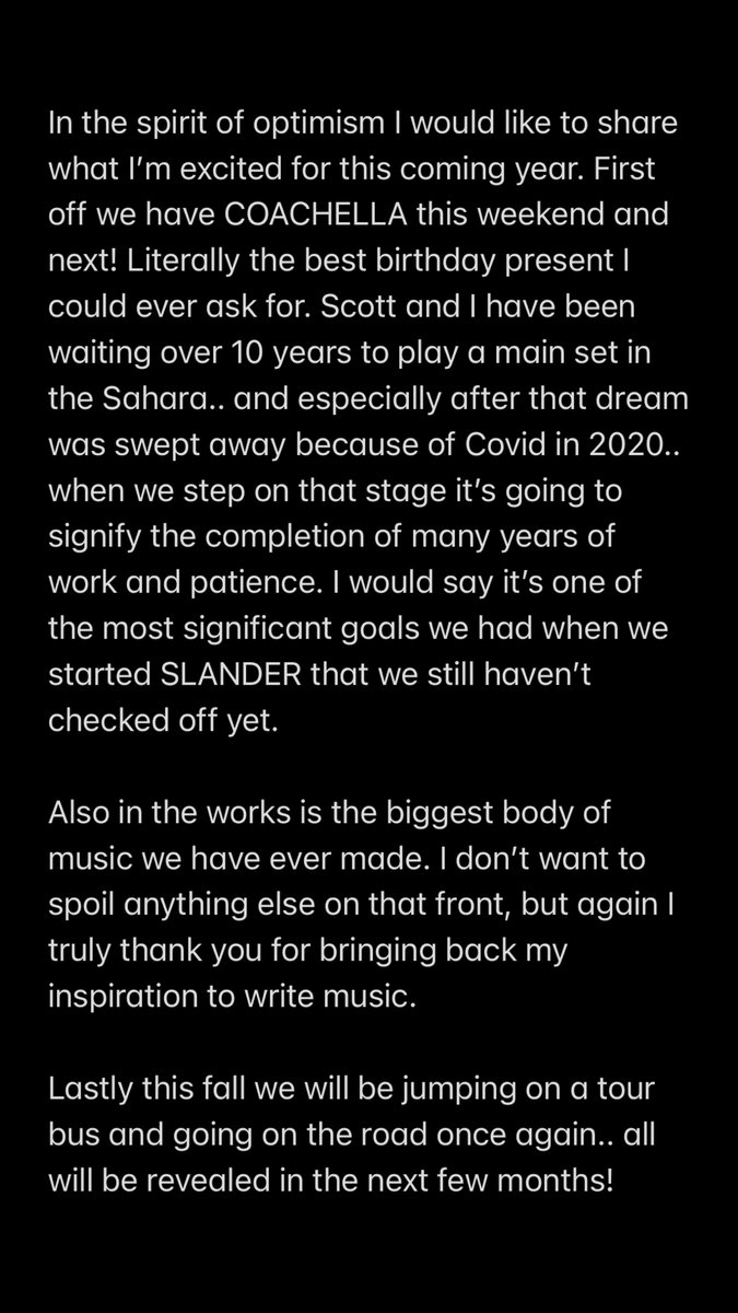 SlanderOfficial's tweet image. Today is my birthday and I wanted to share a status update of how I’ve been feeling…

Love Always,
Derek ♥️
