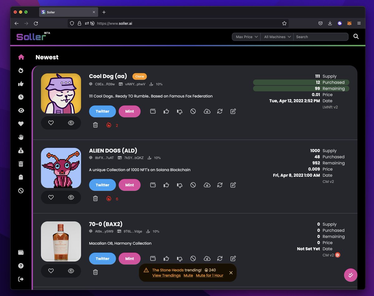 bamdotcom1's tweet image. If you believe we're in a bear (SOL NFT) market (which I do), what do you think happens to SOL TOOLS in a BULL market and the companies/projects that build them? Hold @SolanaMBB's.  Mint a @killshotai badge. That's my conviction!