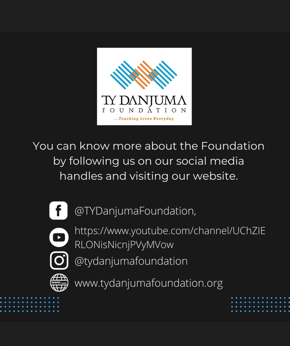 TYDFoundation's tweet photo. TYDF is a private independent Nigerian philanthropic grant making organisation committed to improving the quality of life of Nigerians, by supporting primarily health and education interventions implemented by NGOs.
#GivingTuesday #TYDFInterventions #TYDFImpact https://t.co/MwzHUw33gT