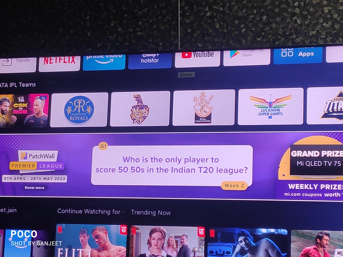 Tweet_Buddy4V's tweet photo. #PatchWallPremierLeague
@XiaomiTVIndia 
David Warner @davidwarner31 is the only player to score 51 50s in Indian T20 league.. https://t.co/GM0kTnKXko