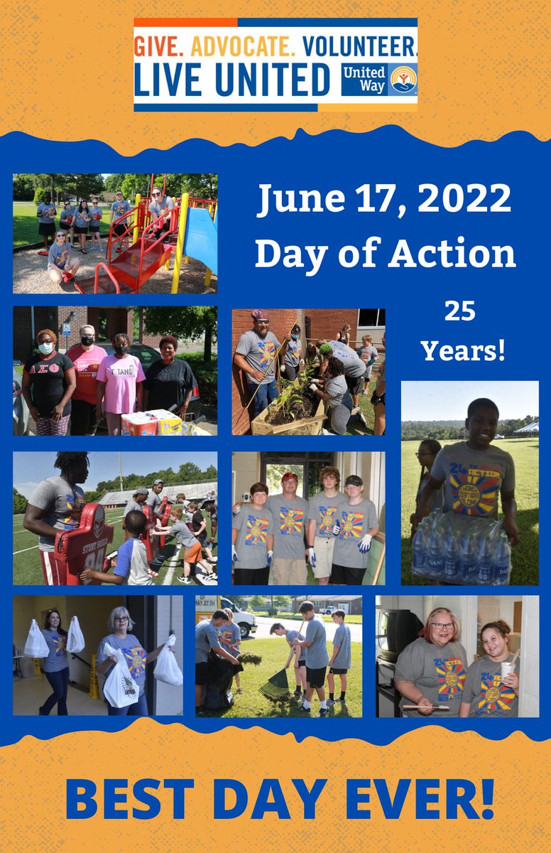 Day of Action is happening soon!  We know summer is quickly approaching so please SAVE THE DATE and be a part of THE BEST DAY EVER!  #2022dayofaction