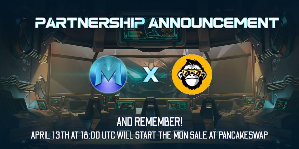 We are announcing our ambassadorship with @MedabotsWorld 

$MON will be launched on @pancakeswap 🚀
Get ready for the first Triple A #P2E game generation. Mint your amazing robot pieces to battle with them! medabots.game 

13th April 18.00 UTC 
💸Price: $0.80

#BSCGems