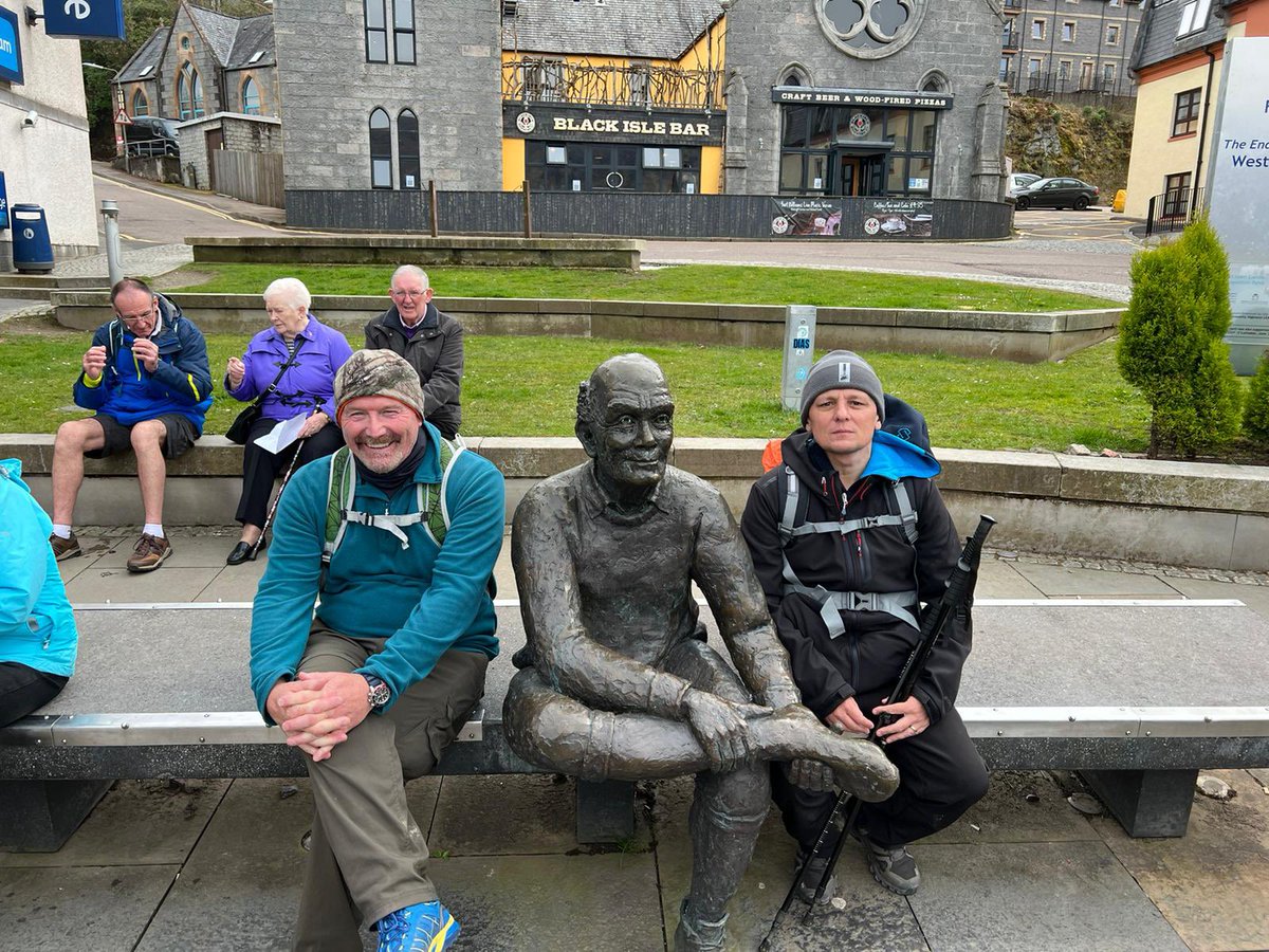 West Highland Way completed! 100 miles of walking in a week with big Benny - thanks to all who have donated to @childautismuk, still time to give at the link below 👇 justgiving.com/fundraising/Me…