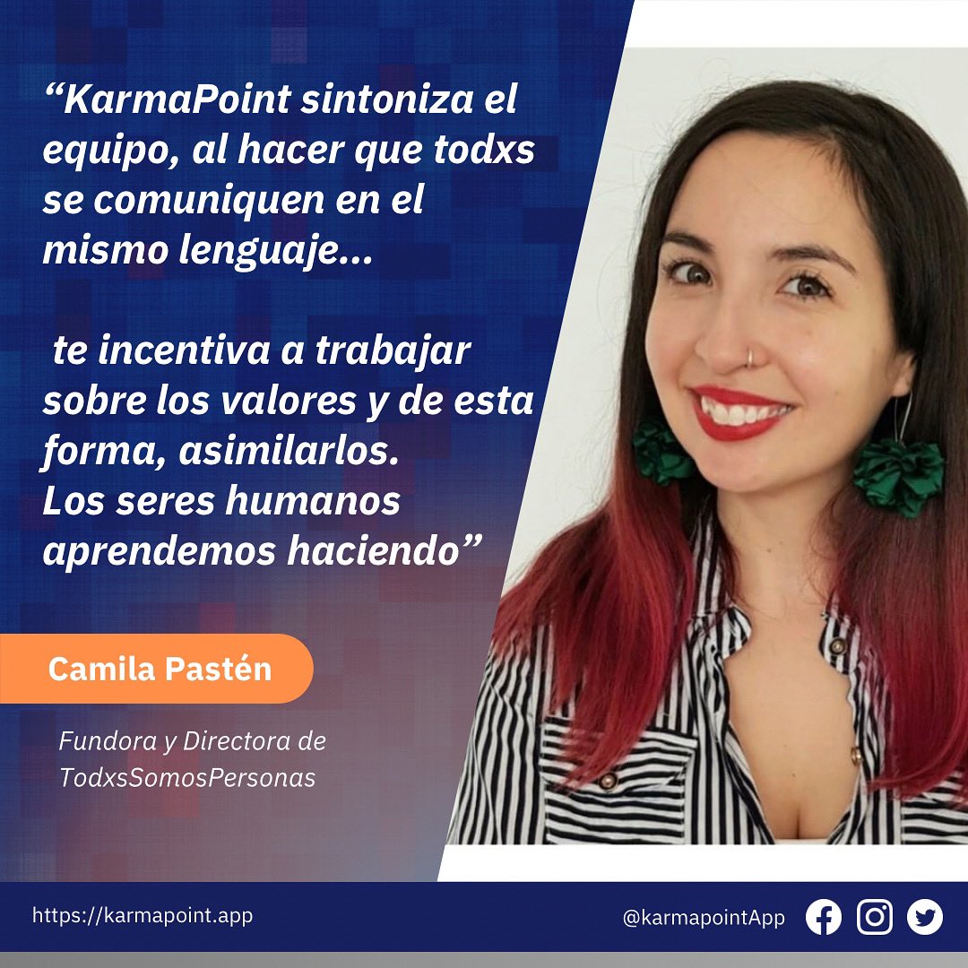karmapointApp's tweet photo. Es de verdad hermoso darse cuenta que tocamos la fibra de lo que somos como seres humanos, despertando la conexión con quienes nos rodean. 

Lo describió Maturana en su Teoría de sistemas: somos más que la suma de las partes.
#todxssomospersonas #karmapointapp #socialtech https://t.co/HaiJXZXsu0