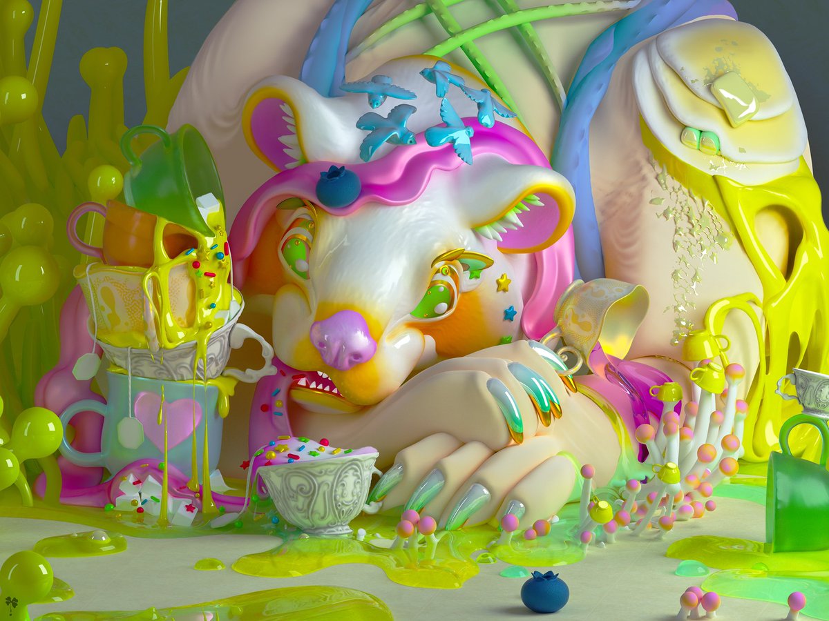 planttdaddii's tweet photo. hullo i specialize in digital sculpture🧡💛💚 #PortfolioDay https://t.co/v3gXuH9g79
